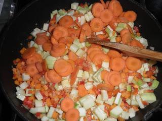 Alubias rojas con verduras