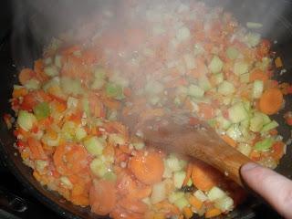 Alubias rojas con verduras
