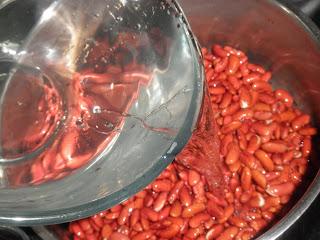 Alubias rojas con verduras