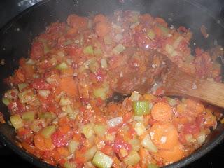 Alubias rojas con verduras