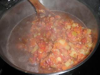 Alubias rojas con verduras