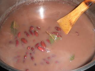 Alubias rojas con verduras