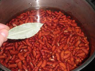 Alubias rojas con verduras