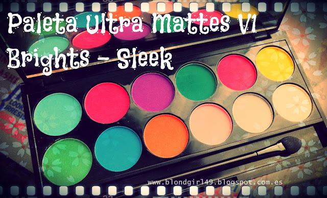 Paleta Ultra mattes V1 Brights de Sleek