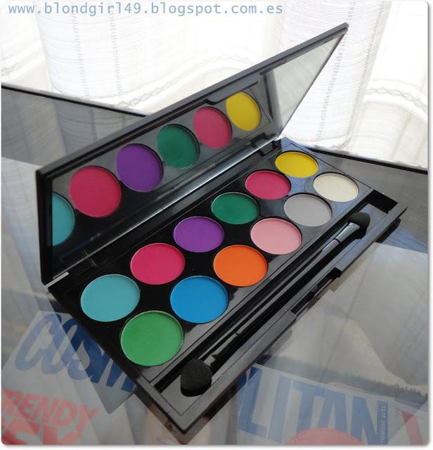 Paleta Ultra mattes V1 Brights de Sleek