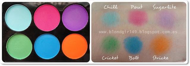 Paleta Ultra mattes V1 Brights de Sleek