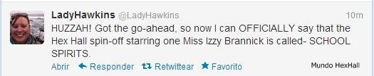 Título del Spin Off de Hex Hall de Rachel Hawkins y su protagonista