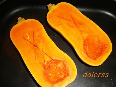 Calabazas rellenas de otoño