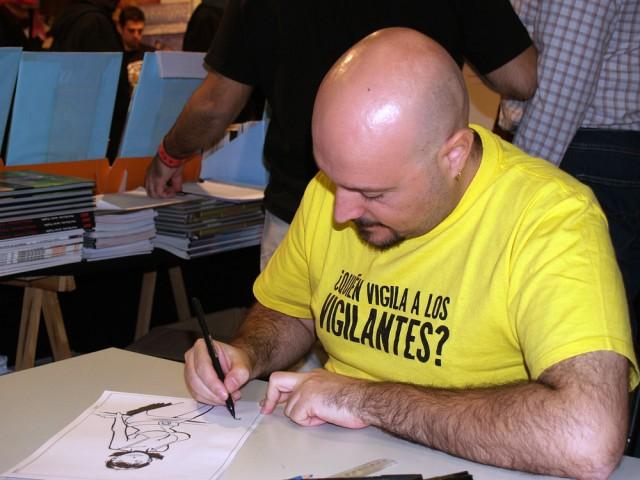 Jordi Bayarri y Pepo Pérez en el  I Congreso del Cómic de Sevilla