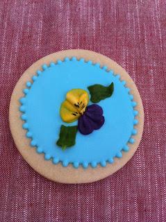 GALLETAS CON VIOLETAS AFRICANAS