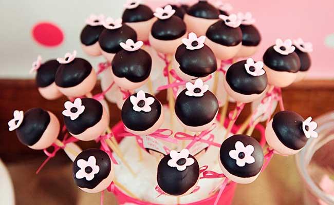 pop cakes Fiesta vintage en tonos rosas