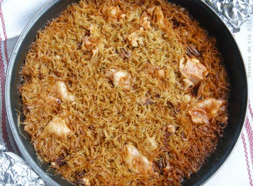 Fideos con chipirones [otro plato de pasta]