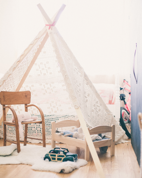 Un teepee para niños: 10€ y 20 minutos