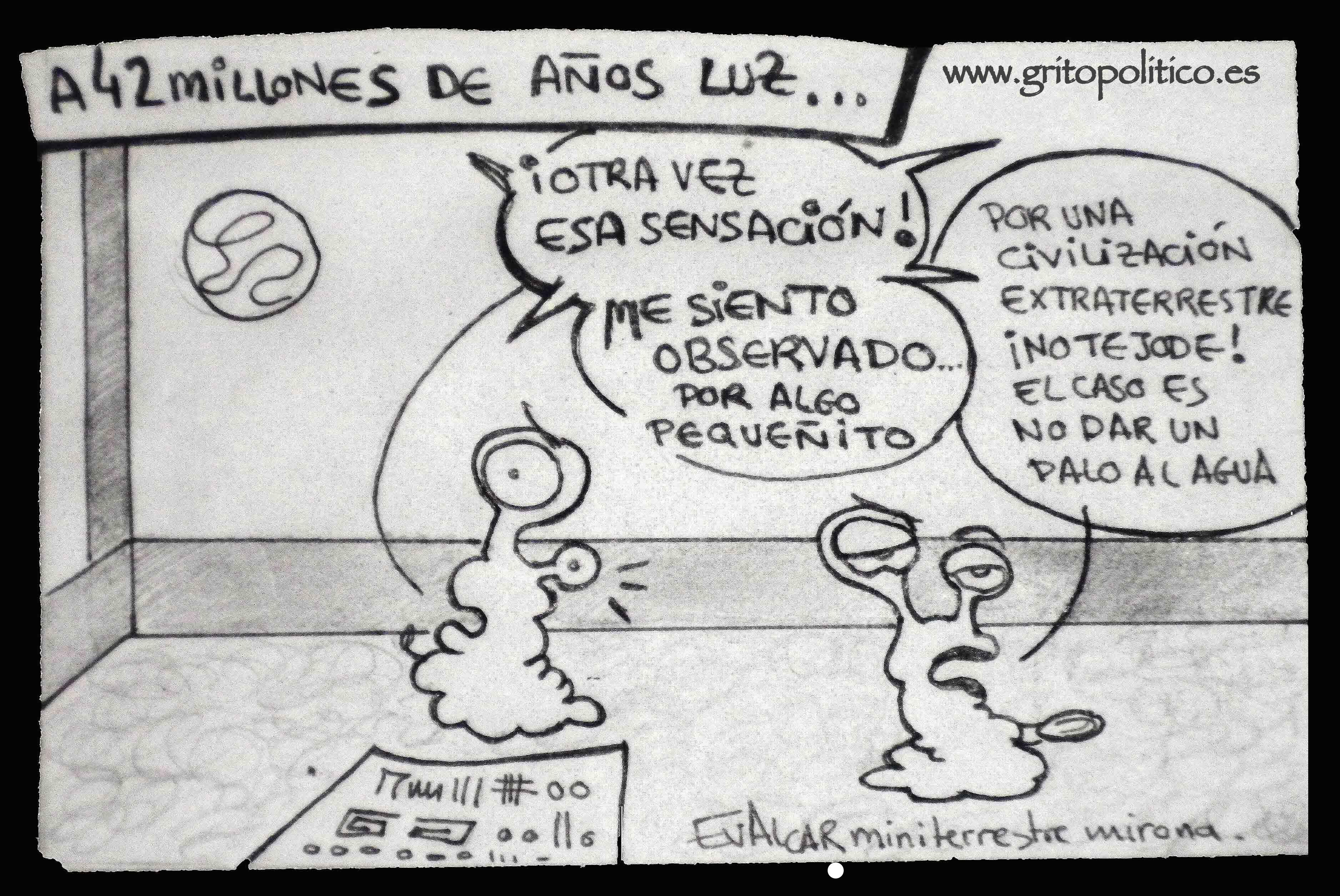 Viñeta humoristica - Ese planeta llamado Supertierra