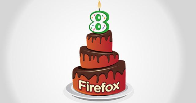 ¡Felices 8 años Firefox!