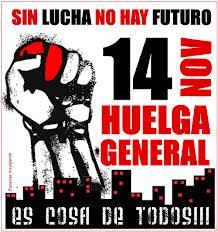 14 DE NOVIEMBRE, HUELGA GENERAL