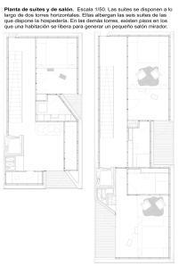 Plantas Suites+ Salones Hospedería junto al Arga. Jokin Lekumberri