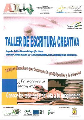 Talleres de escritura en la Sierra Sur de Jaén
