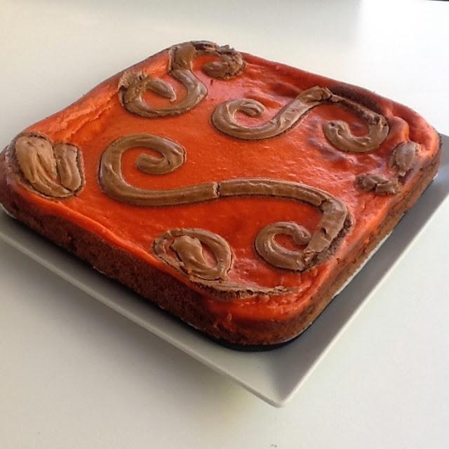 BROWNIE DE CHOCOLATE Y CALABAZA