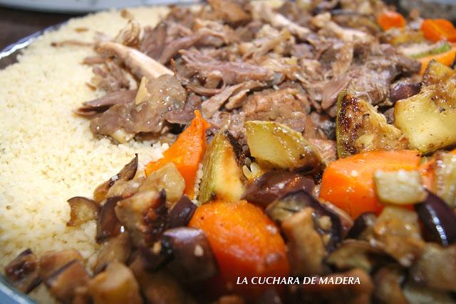 CUSCUS CON POLLO Y VERDURAS AL ESTILO MARROQUI