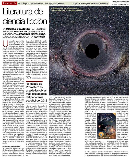 Zoco Astronomía: Literatura de Ciencia Ficción