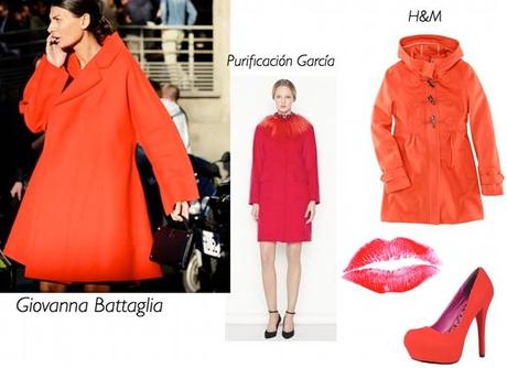 moda abrigos rojos