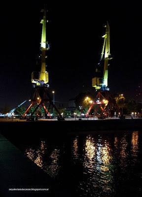 Sector de Puerto Madero en la Ciudad de Buenos Aires
