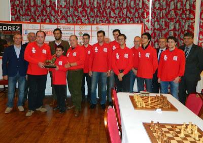 Sestao Naturgás Campeón de España de ajedrez por equipos en División de Honor 2012