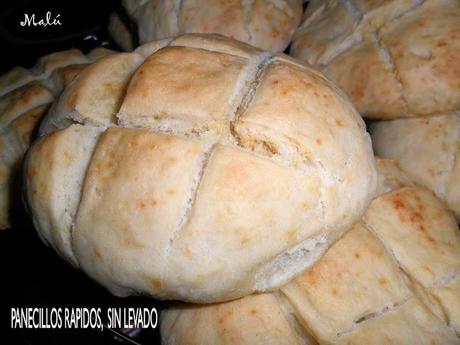 PANECILLOS RÁPIDOS, SIN LEVADO
