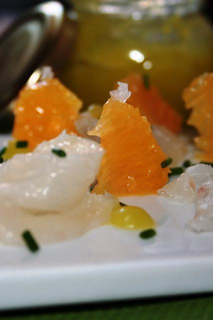 ENSALADA DE BACALAO MARINADO Y NARANJA ENSALADA DE BACALAO MARINADO Y NARANJA