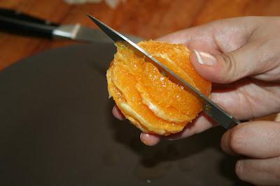 ENSALADA DE BACALAO MARINADO Y NARANJA
