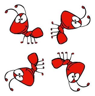 Cuatro hormigas