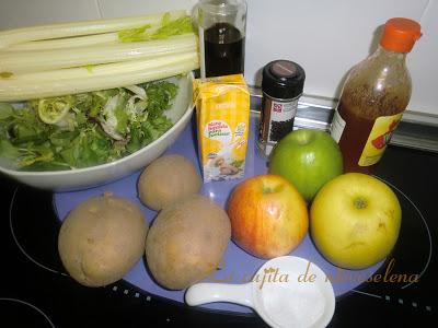 Ensalada normanda, receta de mi primer blog