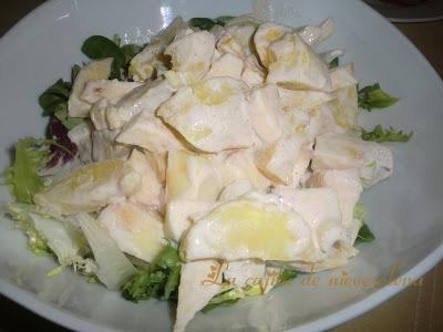 Ensalada normanda, receta de mi primer blog