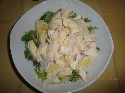 Ensalada normanda, receta de mi primer blog