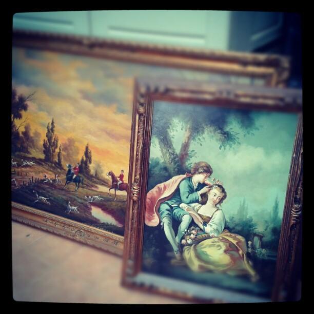 Dos preciosos cuadros, regalo de Igone