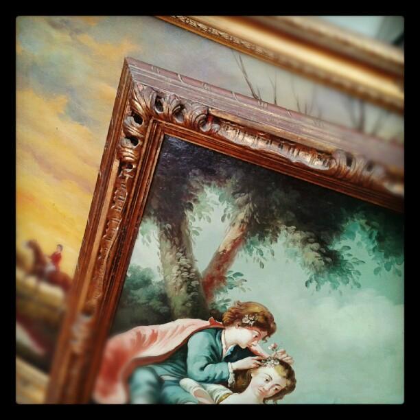 Dos preciosos cuadros, regalo de Igone