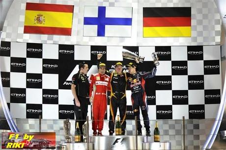 RESUMEN DEL GP DE ABU DHABI 2012 - KIMI VUELVE A LO MAS ALTO - VETTEL LOGRA PODIO RESUMEN DEL GP DE ABU DHABI 2012 - KIMI VUELVE A LO MAS ALTO - VETTEL LOGRA PODIO