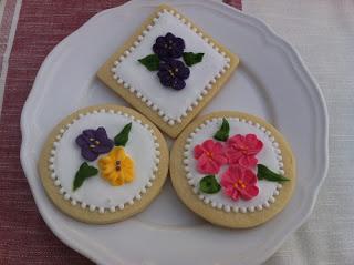 GALLETAS CON VIOLETAS