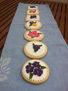 GALLETAS CON VIOLETAS