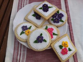 GALLETAS CON VIOLETAS