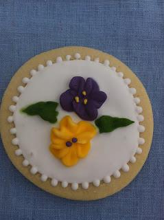 GALLETAS CON VIOLETAS
