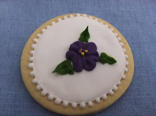 GALLETAS CON VIOLETAS