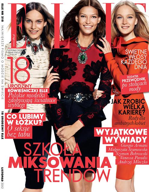 Editorial: Elle Polonia Noviembre 2012.