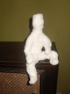 Momia reciclada. Fácil fácil.Ayer vi un post sobre momias...