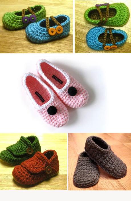Zapatillas de crochet