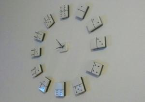 reciclaje creativo reloj domino cajas cerillas