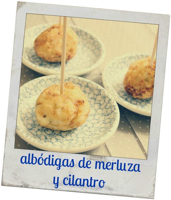 albóndigas de merluza y cilantro - hake and coriander fish balls