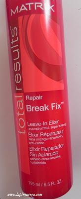 Total results de Matrix, el reparador para mi cabello