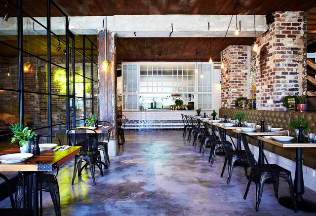 The Grounds, una cafetería de estilo industrial en Sidney